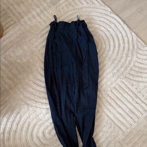 Cotton Candy Black Ankle Pants